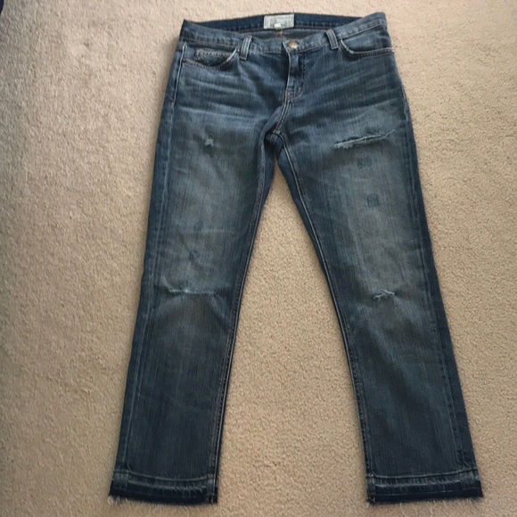 Current/Elliott Cropped Straight-legged jeans - Picture 4 of 8